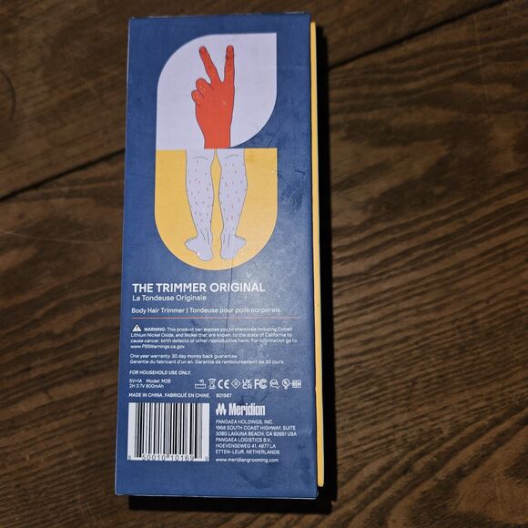 NEW MERIDIAN Body Hair Trimmer Sage Waterproof Grooming Tool Ceramic Blade - Picture 5 of 6